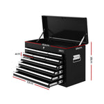 10-Drawer Tool Box Chest Cabinet Garage Storage Toolbox Black