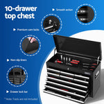 13 Drawer Tool Box Cabinet Chest Toolbox Storage Garage Organiser Black