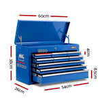 9 Drawer Mechanic Tool Box Storage - Blue