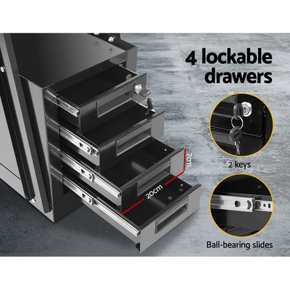 Welding Trolley Cart 4 Drawer Mig Tig Arc Welder Plasma Cutter