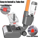 Electric Mop Head Floor Scrubber Attachment for Dyson V7 V8 V10 V11 V15