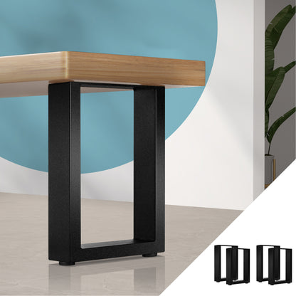 4X Coffee Dining Table Legs Bench Box DIY Steel Metal Industrial 40CM