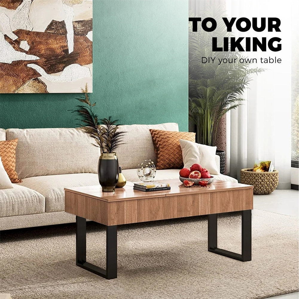 Coffee Dining Table Legs Steel Industrial 71x50CM