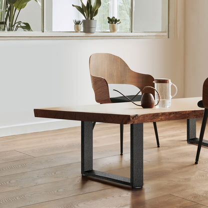 Coffee Dining Table Legs Steel Industrial 71x50CM