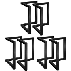6X Coffee Dining Table Legs Steel Industrial 71x71CM