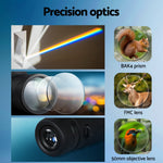Portable 12X 50Mm Hd Monocular Telescope For Camping & Concerts