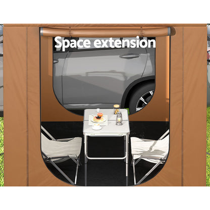 Camping Tent Suv Car Side Awning 2X2M Canopy Outdoor Portable 4Wd