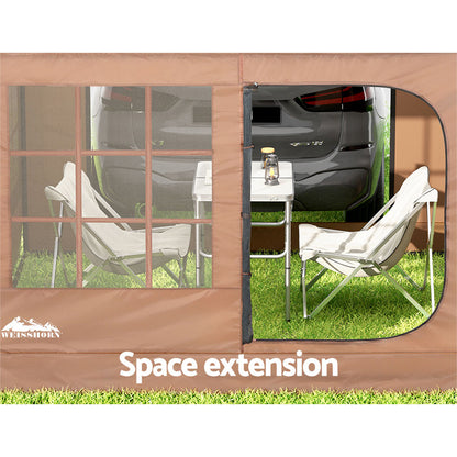 Camping Tent Car Suv Rear Side Canopy Portable Shelter Family Home 4Wd