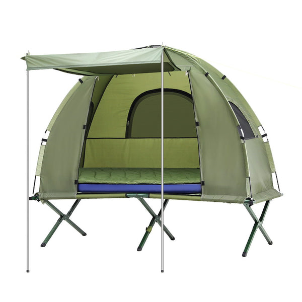  5-in-1 Camping Tent Cot 1-person Air Mattress Camping Bed