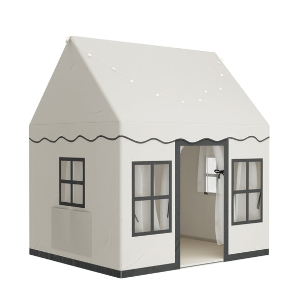  Kids Play Tent Castle - w/String Lights & Floor Mat