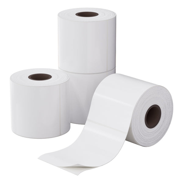  4 Rolls Direct Thermal Labels Paper Printer Paper Barcode‚ Shipping Stickers