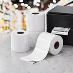 4 Rolls Direct Thermal Labels Paper Printer Paper Barcode‚ Shipping Stickers