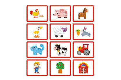 Magnetic Travel Play Box - Farm