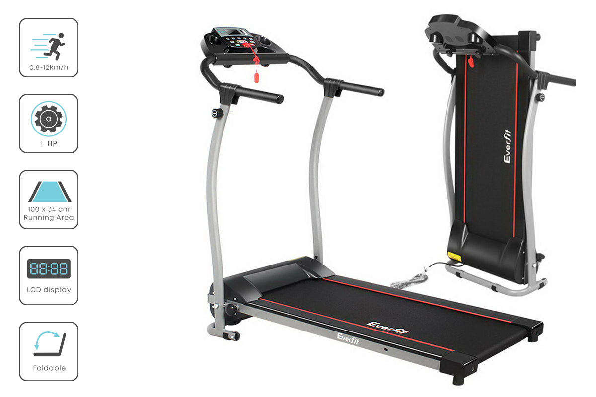Treadmill Electric Home Gym Fitness Exercise Machine Foldable 340Mm