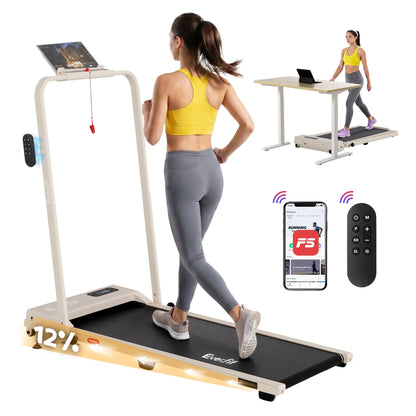 Walking Pad Treadmill 12% Incline Foldable | HomeAndLiving - 2