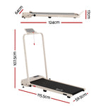 Walking Pad Treadmill 12% Incline Foldable | HomeAndLiving