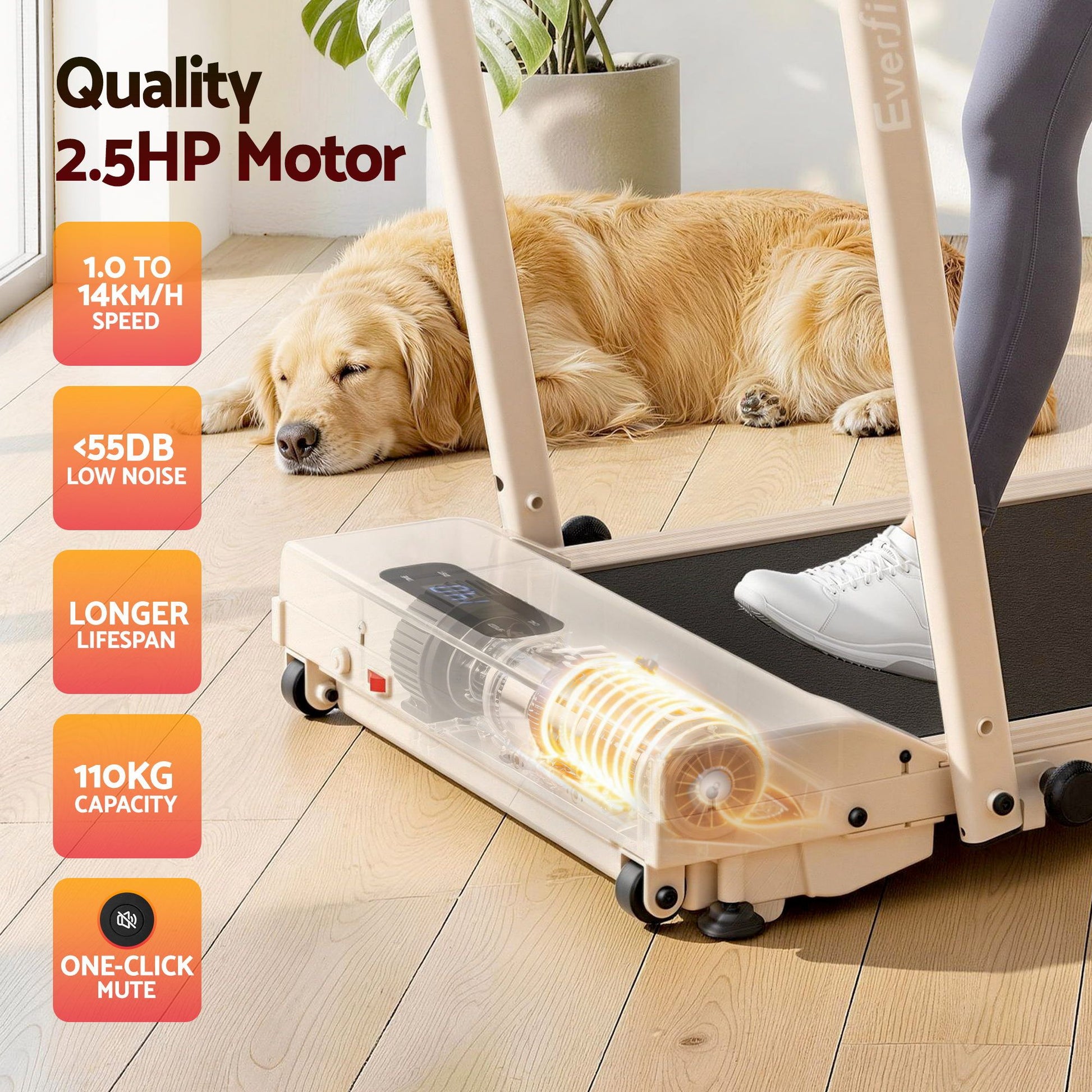 Walking Pad Treadmill 12% Incline Foldable | HomeAndLiving - 11