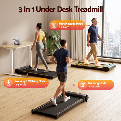2-in-1 Walking Pad Treadmill Foot Massage | HomeAndLiving - 3