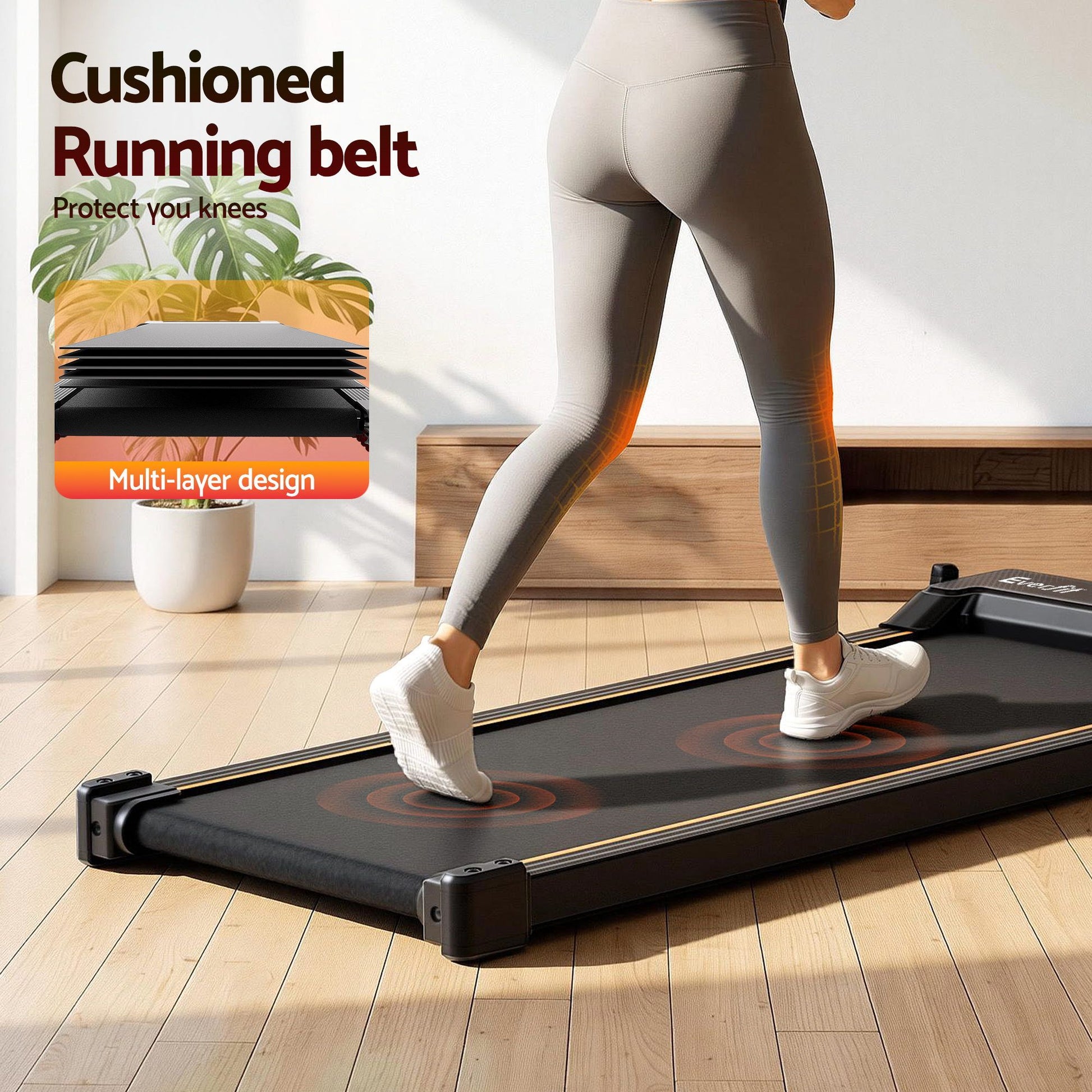2-in-1 Walking Pad Treadmill Foot Massage | HomeAndLiving - 10