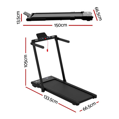 Foldable Walking Pad Treadmill Under Desk | HomeAndLiving