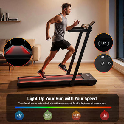 Foldable Walking Pad Treadmill Under Desk | HomeAndLiving