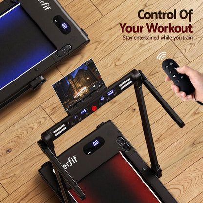 Foldable Walking Pad Treadmill Under Desk | HomeAndLiving