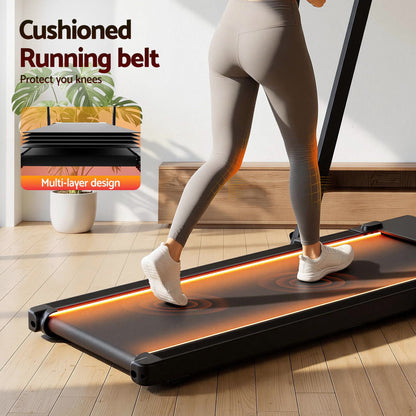 Foldable Walking Pad Treadmill Under Desk | HomeAndLiving