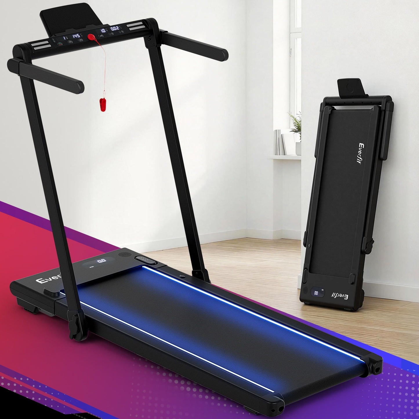 Foldable Walking Pad Treadmill Under Desk | HomeAndLiving