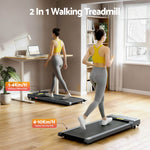 Treadmill Electric Walking Pad Under Desk Home Gym Fitness 400Mm Grey