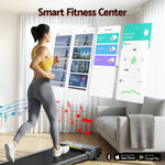 Treadmill Electric Walking Pad Under Desk Home Gym Fitness 400Mm Grey