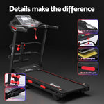 Sleek Electric Treadmill with Sit-Up Bar