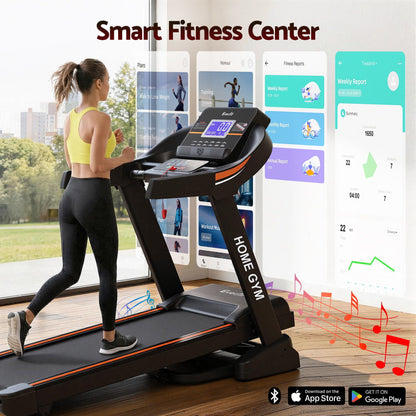 Treadmill Electric Auto Incline Home Gym Fitness Exercise Machine 490mm