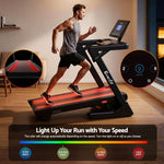 Foldable Treadmill 500mm Belt Auto Incline | HomeAndLiving