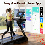 Foldable Treadmill 500mm Belt Auto Incline | HomeAndLiving