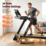 Foldable Treadmill 500mm Belt Auto Incline | HomeAndLiving