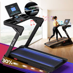 Foldable Treadmill 500mm Belt Auto Incline | HomeAndLiving