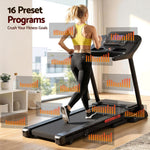 Treadmill Electric Auto Incline Home Gym Fitness Exercise Machine 520Mm
