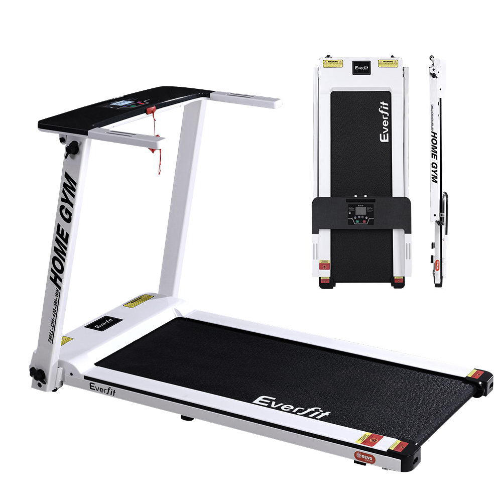 Treadmill Electric Home Gym Fitness Exercise Fully Foldable 420Mm White