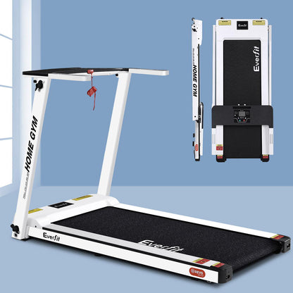 Treadmill Electric Home Gym Fitness Exercise Fully Foldable 420Mm White
