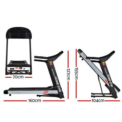Treadmill Electric Auto Incline Home Gym Fitness Exercise Machine 450Mm