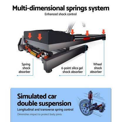 Treadmill Electric Auto Incline Home Gym Fitness Exercise Machine 450Mm