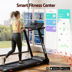 Treadmill Electric Home Gym Fitness Exercise Fully Foldable 450Mm Black