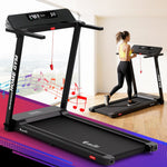 Treadmill Electric Home Gym Fitness Exercise Fully Foldable 450Mm Black