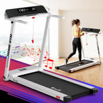 Treadmill Electric Home Gym Fitness Exercise Fully Foldable 450Mm White