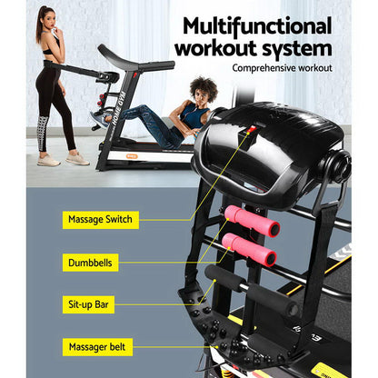 Treadmill Electric Home Gym Fitness Exercise Machine W/ Massager 450Mm