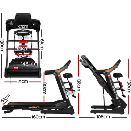 Treadmill Electric Home Gym Fitness Exercise Machine W/ Massager 480Mm