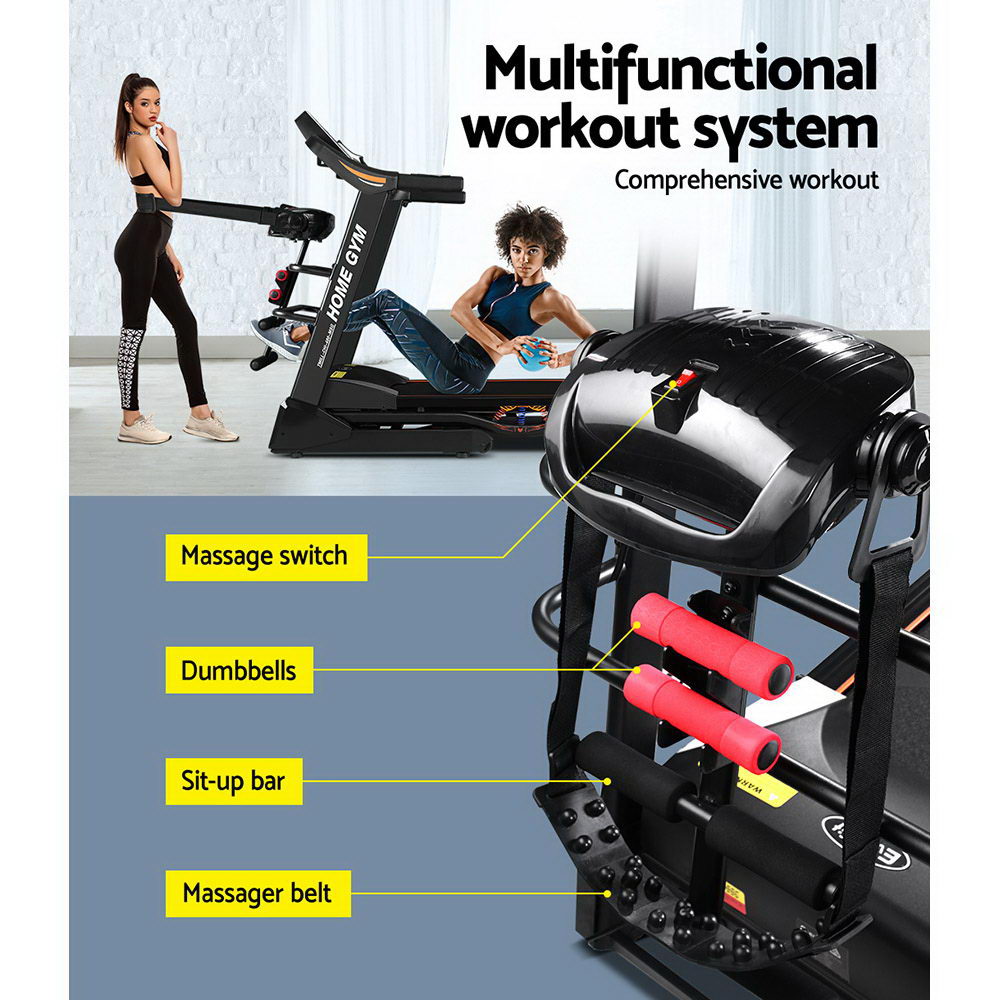 Treadmill Electric Home Gym Fitness Exercise Machine W/ Massager 480Mm