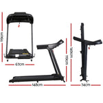 Electric Treadmill Home Gym Exercise Machine Fitness Equipment Compact