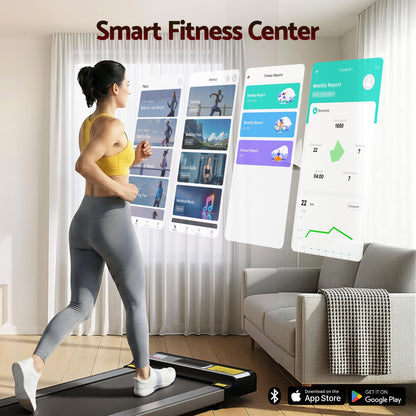 Electric Foldable Treadmill - Compact Fitness Pad
