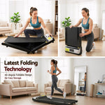 Electric Foldable Treadmill - Compact Fitness Pad